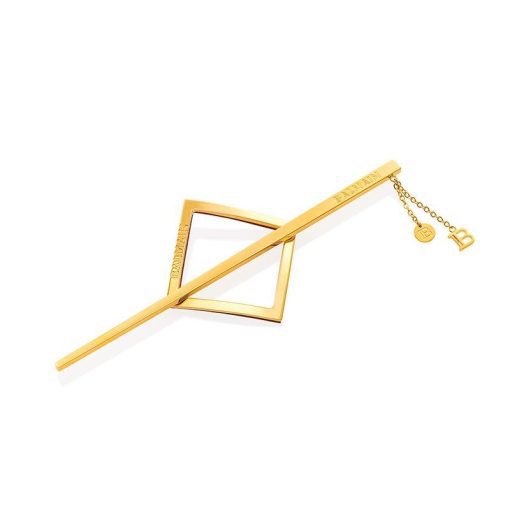BALMAIN HAIR (18k karaatin kullattu) Ajaton eleganssi ja mestarillinen käsityötaito yhdessä ylellisessä hiuspinnissä / Barrette Jewellery Gold Vintage
