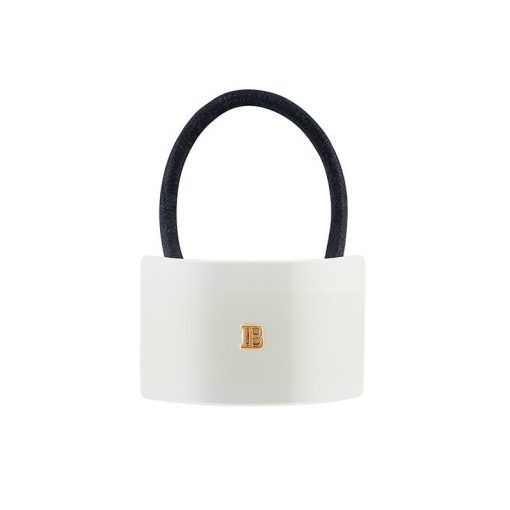 BALMAIN HAIR hiuslenkki valkoinen / Elastique pour Cheveux White