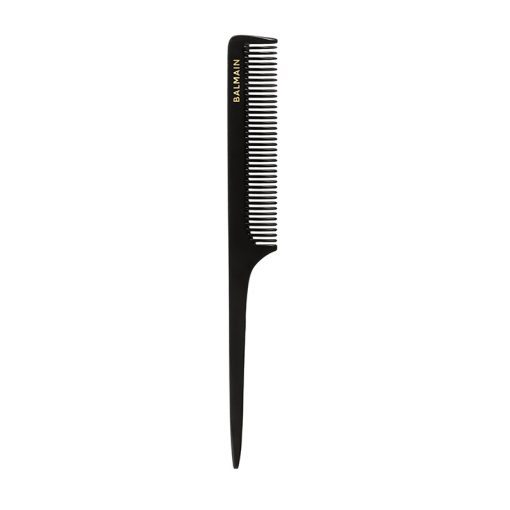 BALMAIN HAIR -ammattimainen viimeistelykampa kampaajille / Tail Comb Black & White