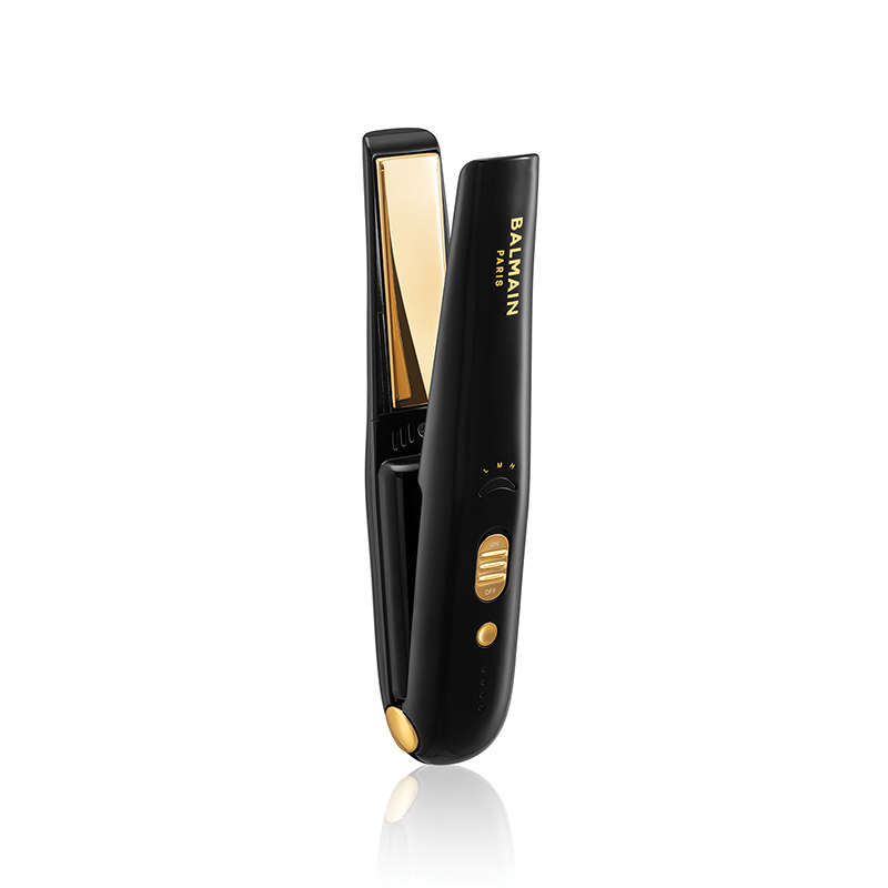 BALMAIN HAIR johdoton titaani suoristusrauta mustakultainen / Titanium Cordless Straightener Gold & Black - Image 2