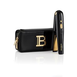 BALMAIN HAIR -johdoton titaanisuoristusrauta mustakultainen / Titanium Cordless Straightener Gold & Black