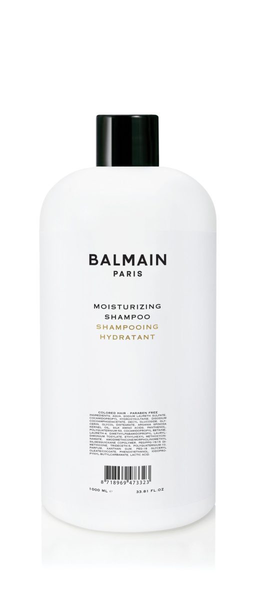 BALMAIN HAIR Syvältä ravitseva shampoo luonnollisten ja värjättyjen hiusten puhdistukseen / Moisturizing Shampoo 1000ml