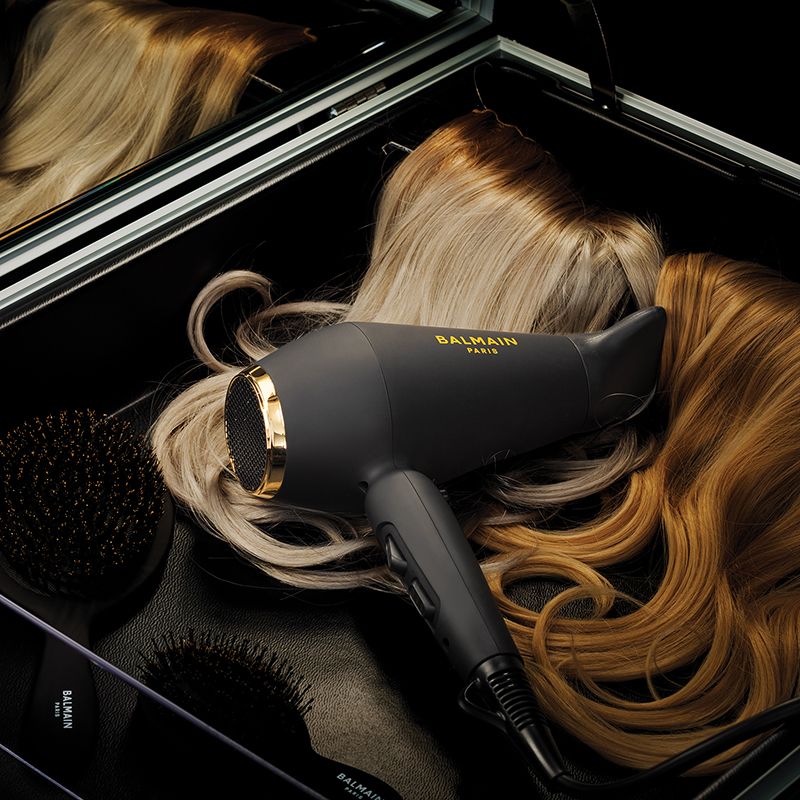 BALMAIN HAIR ammattimainen infrapunahiustenkuivaaja / Professional Blowdryer Infrared Black & Gold - Image 5