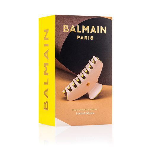 BALMAIN HAIR Monimuotoisuuden juhlaa modernilla beigen sävyllä / Pince à Cheveux M Beige (Limited Edition SS22) - Image 3