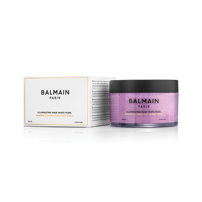 BALMAIN HAIR hiustenhoitonaamio blondeille / Illuminating Mask White Pearl 200ml