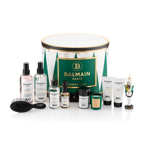 BALMAIN HAIR joulukalenteri – lahjasetti, vihreä & kultainen / Christmas Gift Calendar Large Green & Gold - Image 2
