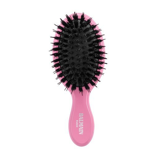 BALMAIN HAIR minihiusharja hiustenpidennyksiin / Hair Extension Brush Mini Pink