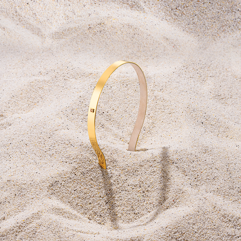 BALMAIN HAIR Ranskan Rivierasta inspiroitunut ylellinen pääpanta /  French Riviera Headband, 18K Golden (Size M) - Image 2