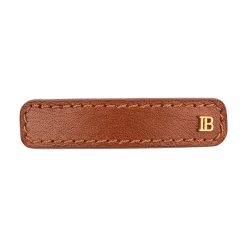 BALMAIN HAIR nahaga kaetud juukseklamber pruun M / Riviera Barrette Cognac M