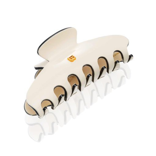 BALMAIN HAIR juukseklamber krabi L valge & must / Pince a Cheveux L White & Black