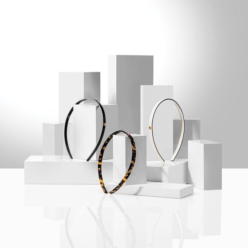BALMAIN HAIR peavõru valge/must / Acetate Headband White/Black - Image 2