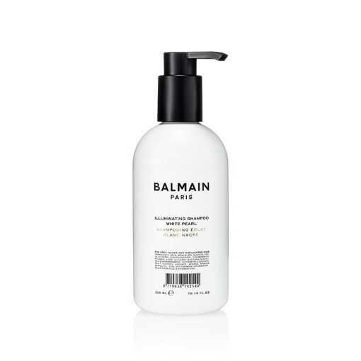 BALMAIN HAIR Kirkastava puhdistava shampoo vaaleille tai raidoitetuille hiuksilleä / Illuminating White Pearl Shampoo 300ml