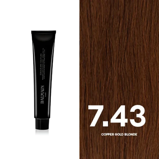 BALMAIN HAIR värisävy 7.43 Copper Gold Blonde / Couleurs Couture 7.43 Copper Gold Blonde 60ml