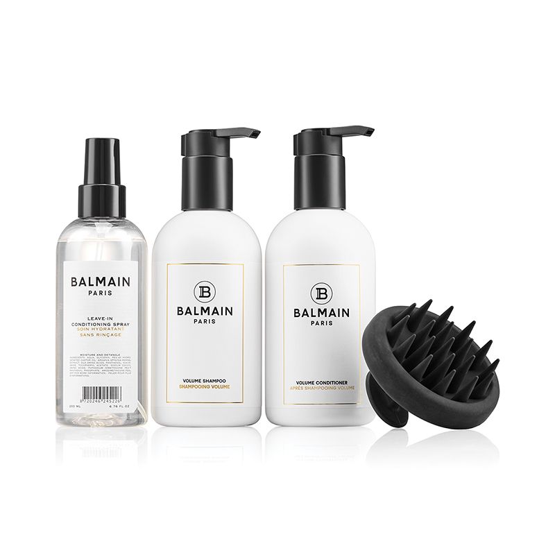 BALMAIN HAIR volyymia antava hoitosetti hierontaharjalla / Volume Care Set with Massage Brush - Image 2