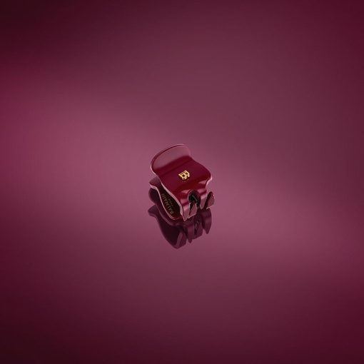 BALMAIN HAIR Velvet Burgundy XS-hiusklipsi / Pince à Cheveux Velvet Burgundy XS - Image 2
