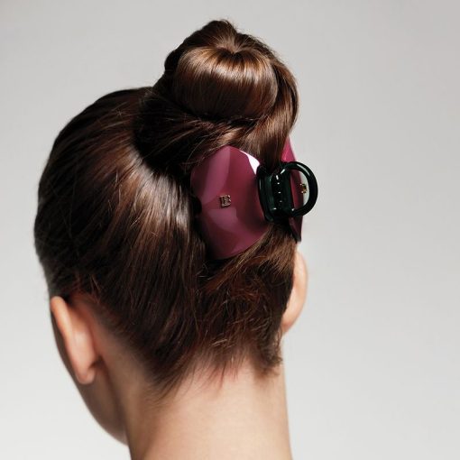 BALMAIN HAIR Imperiale Velvet Burgund XL-hiusklipsi / Pince Imperiale Velvet Burgundy XL - Image 2
