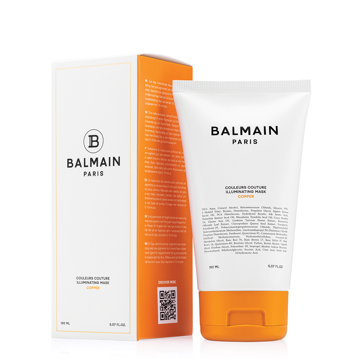 BALMAIN HAIR Kirkastava naamio: KUPARI / Illuminating Copper Hair Mask 150ml