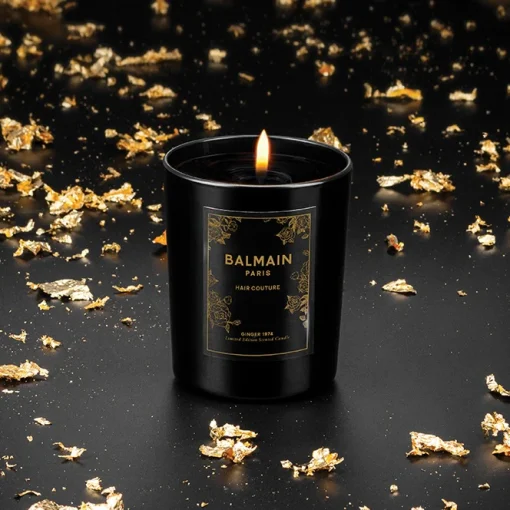 BALMAIN HAIR design-kynttilä mustakultainen inkivääri / Design Candle Ginger, Golden Black 160g