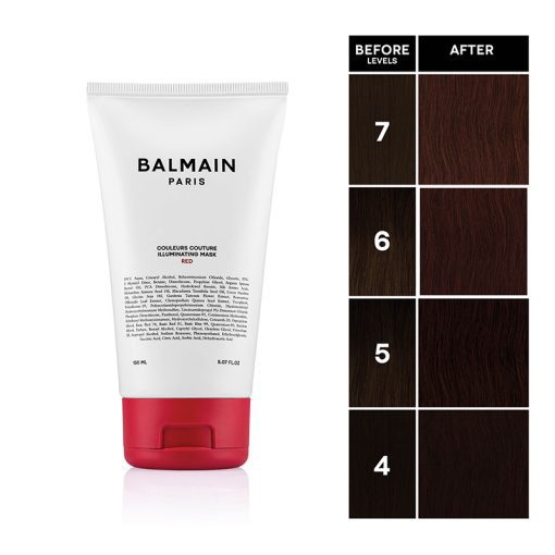 BALMAIN HAIR Valaiseva naamio: PUNAINEN / Illuminating Red Hair Mask 150ml - Image 2