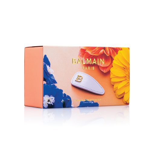 BALMAIN HAIR nahkainen hiuspinni valkoinen / Printemps Leather Snap Hair Clip White - Image 2