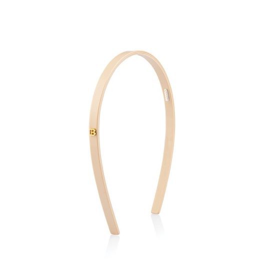 BALMAIN HAIR beige panta / Limited Edition Acetate Headband Small Beige