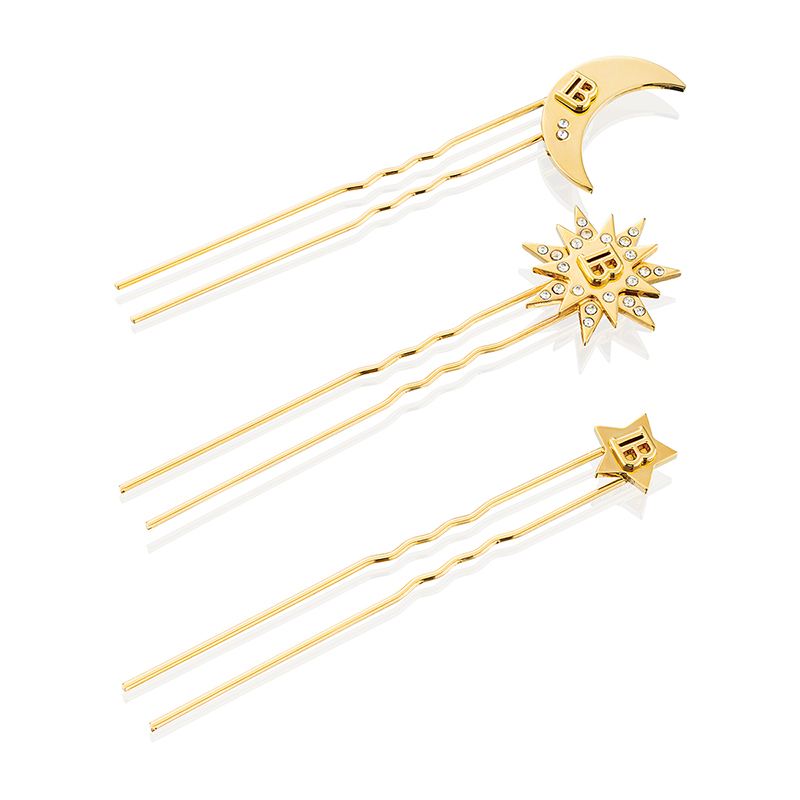 BALMAIN HAIR Kultaiset hiusneulat, 3 kpl setti / Professional 18K Gold Pin Set Limited Edition - Image 4