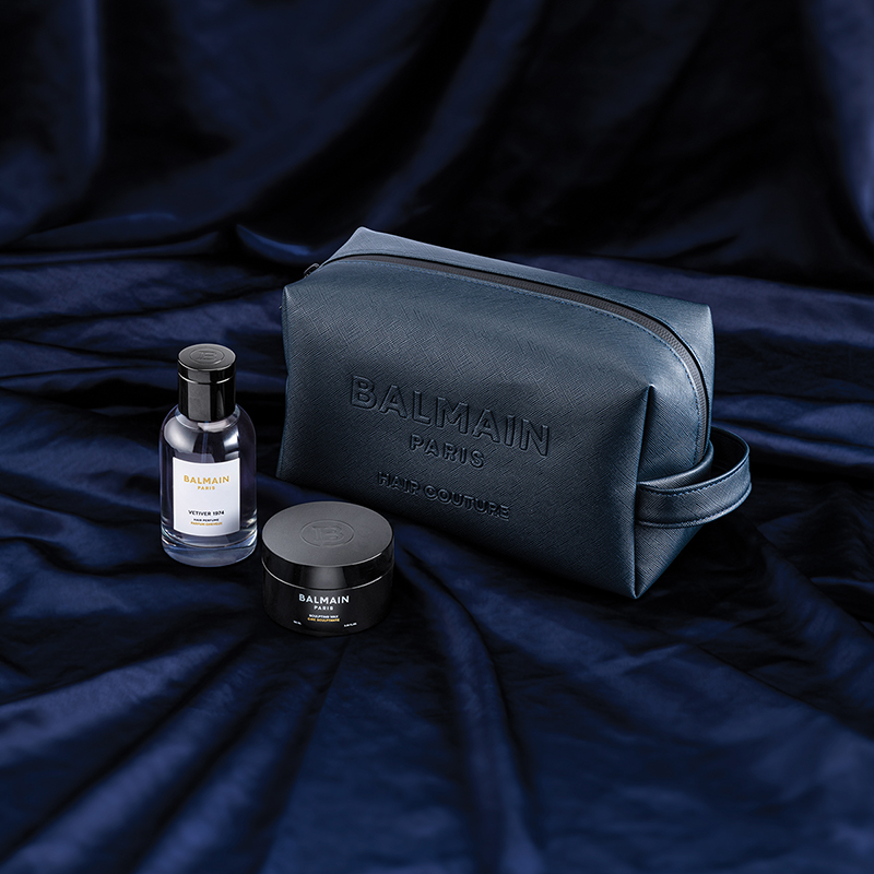 BALMAIN HAIR Miesten kosmetiikkalaukku (lahjaksi) / Homme Styling Set Limited Edition