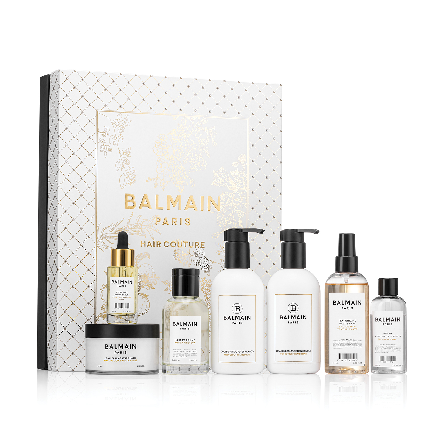 BALMAIN HAIR DNA-pakkaus, jossa on 7 tuotetta / DNA Collection GIFT SET with 7 products