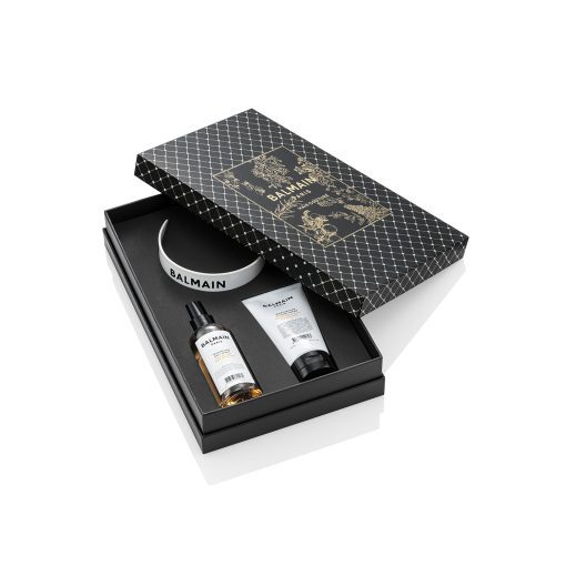 BALMAIN HAIR Valkoinen pantatuotesetti / Legacy Acetate Headband Set - Image 2