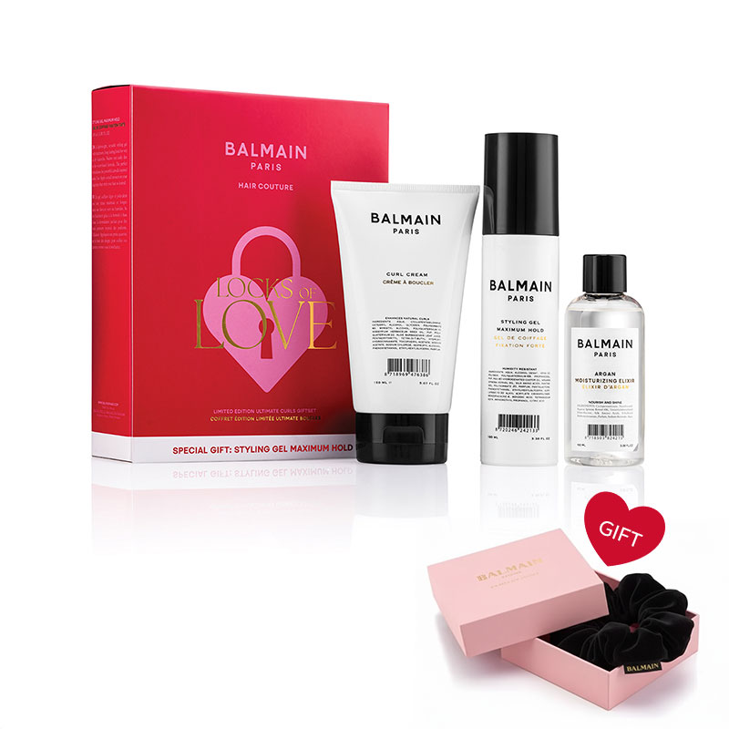 BALMAIN HAIR ylellinen kiharakampauksen lahjasetti, rajoitettu Locks of Love -kokoelma / Limited Edition Locks of Love Ultimate Curl Styling Gift Set