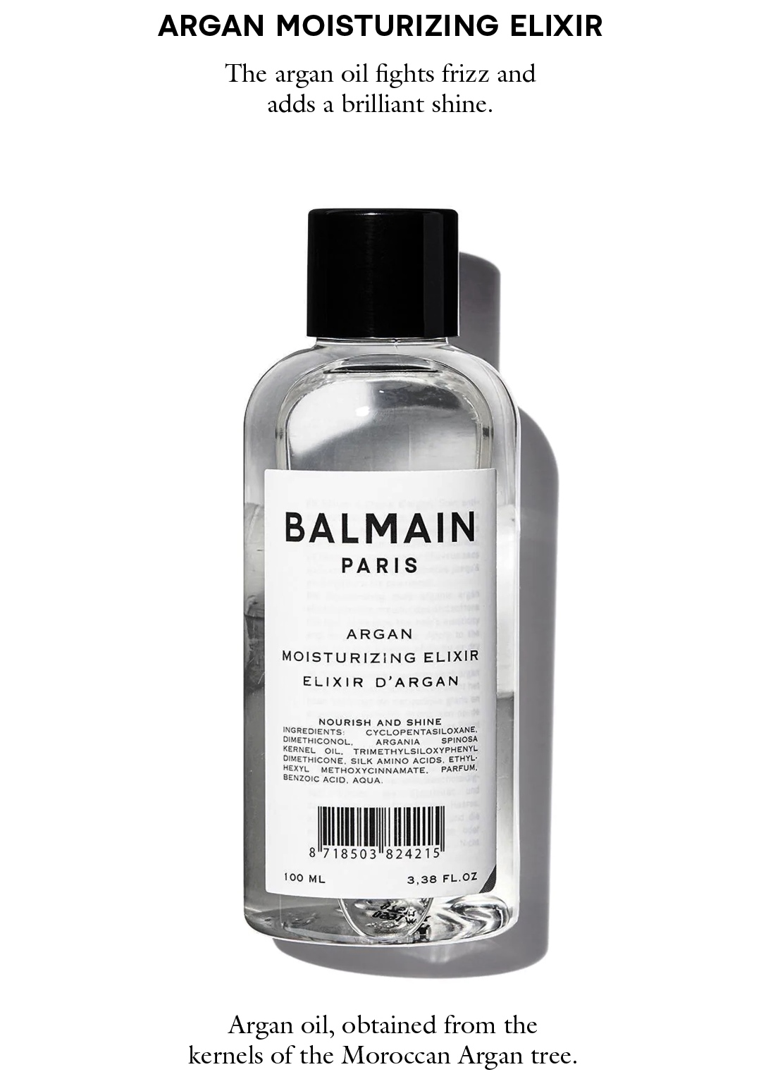 BALMAIN HAIR Argan-kosteuttava eliksiiri / Argan Moisturizing Elixir 100ml