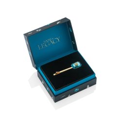 Alternative view of BALMAIN HAIR Locks of Legacy kristallinen hiusneula / 18K Gold-Plated Crystal Hair Pin