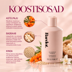 Alternative view of BARDOT Volumizing Shampoo / Tuuheuttava shampoo 240ml